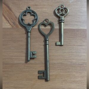 Key decor set of 3